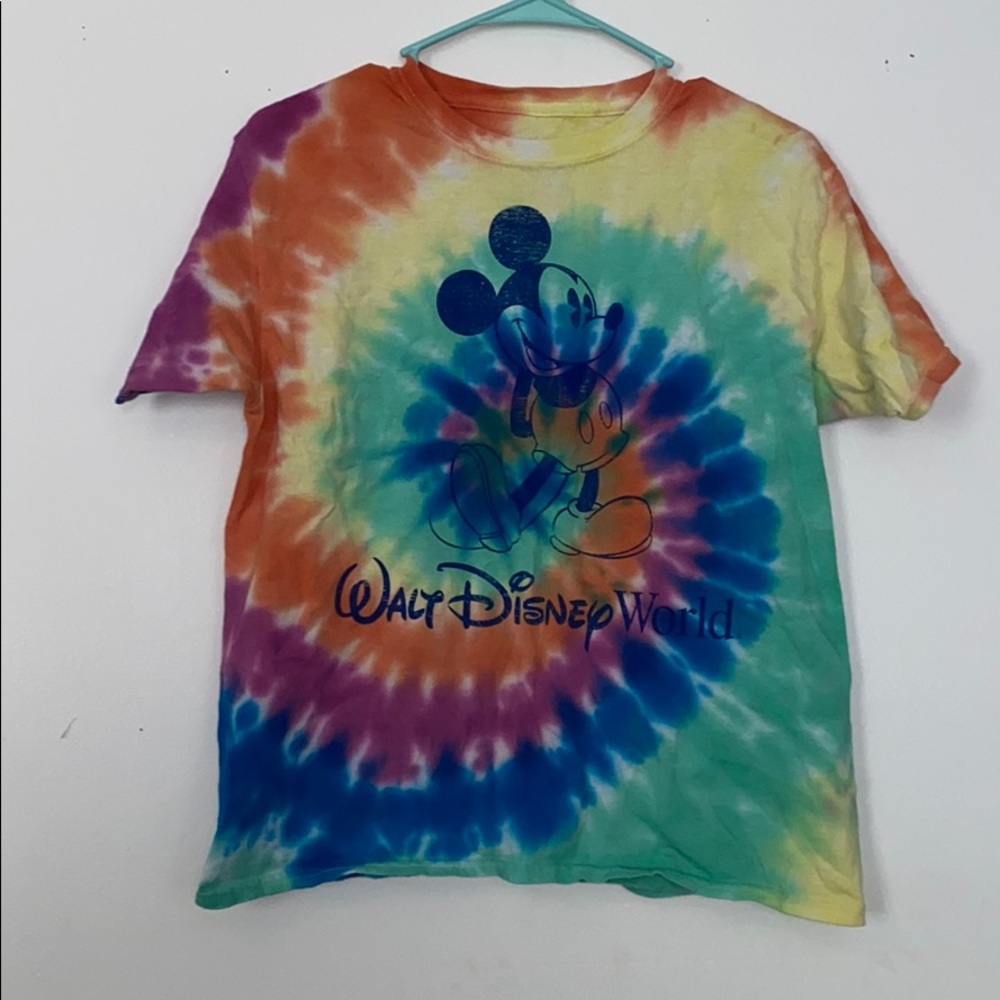 Disney tie dye tee shirt